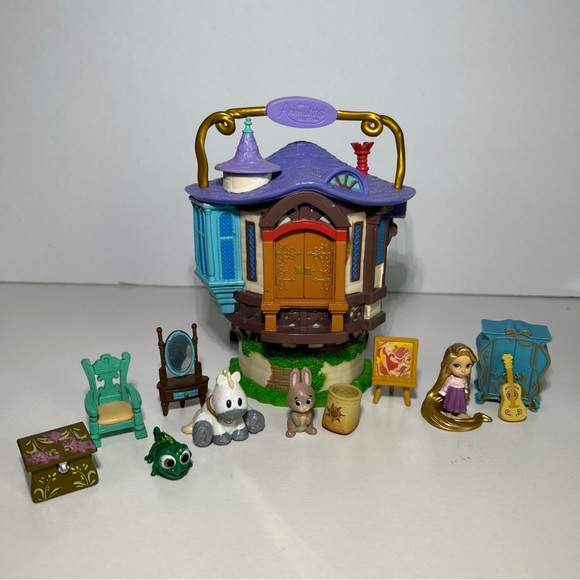 Disney Toys Disney Animators Collection Littles Rapunzel Tower